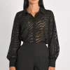 CHEMISE MAILLE DÉVORÉE ZÈBRE PENNY^KOOKAÏ New