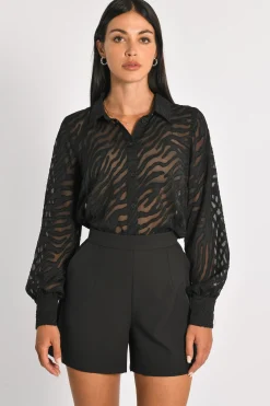 CHEMISE MAILLE DÉVORÉE ZÈBRE PENNY^KOOKAÏ New
