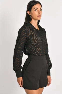 CHEMISE MAILLE DÉVORÉE ZÈBRE PENNY^KOOKAÏ New