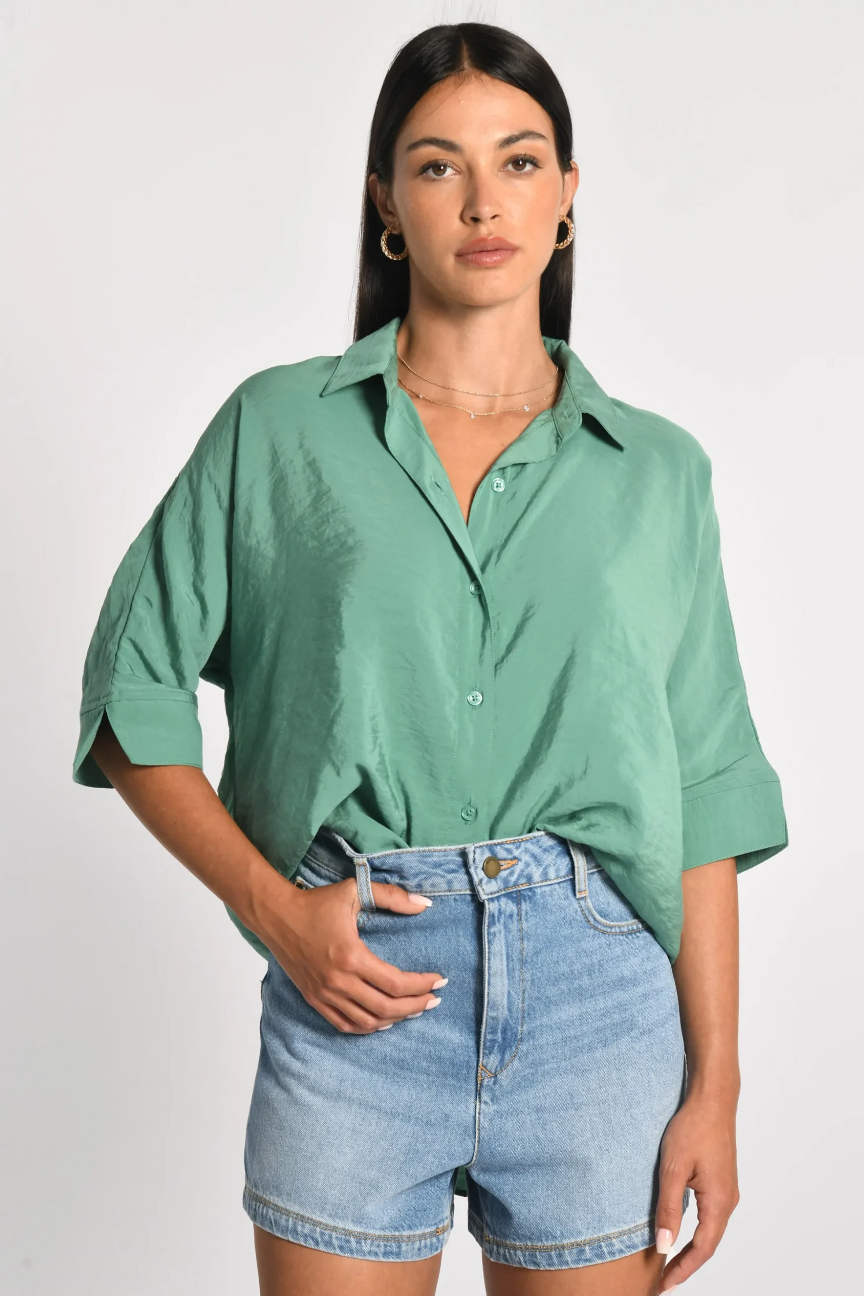 CHEMISE OVERSIZED EFFET SOIE LILOU^KOOKAÏ Fashion