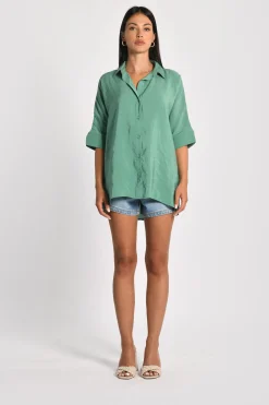 CHEMISE OVERSIZED EFFET SOIE LILOU^KOOKAÏ Fashion