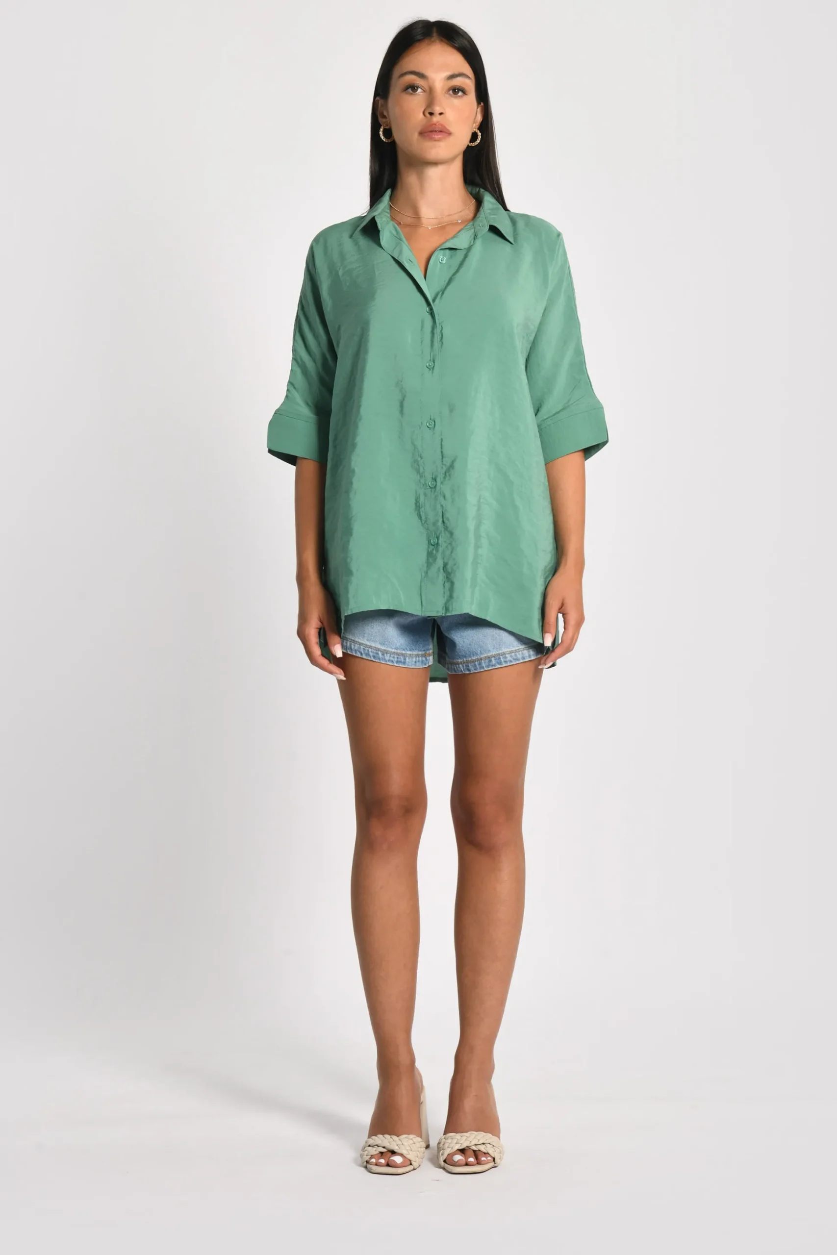 CHEMISE OVERSIZED EFFET SOIE LILOU^KOOKAÏ Fashion