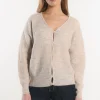 GILET COURT - SOLANGE - BEIGE CHINE^KOOKAÏ Cheap