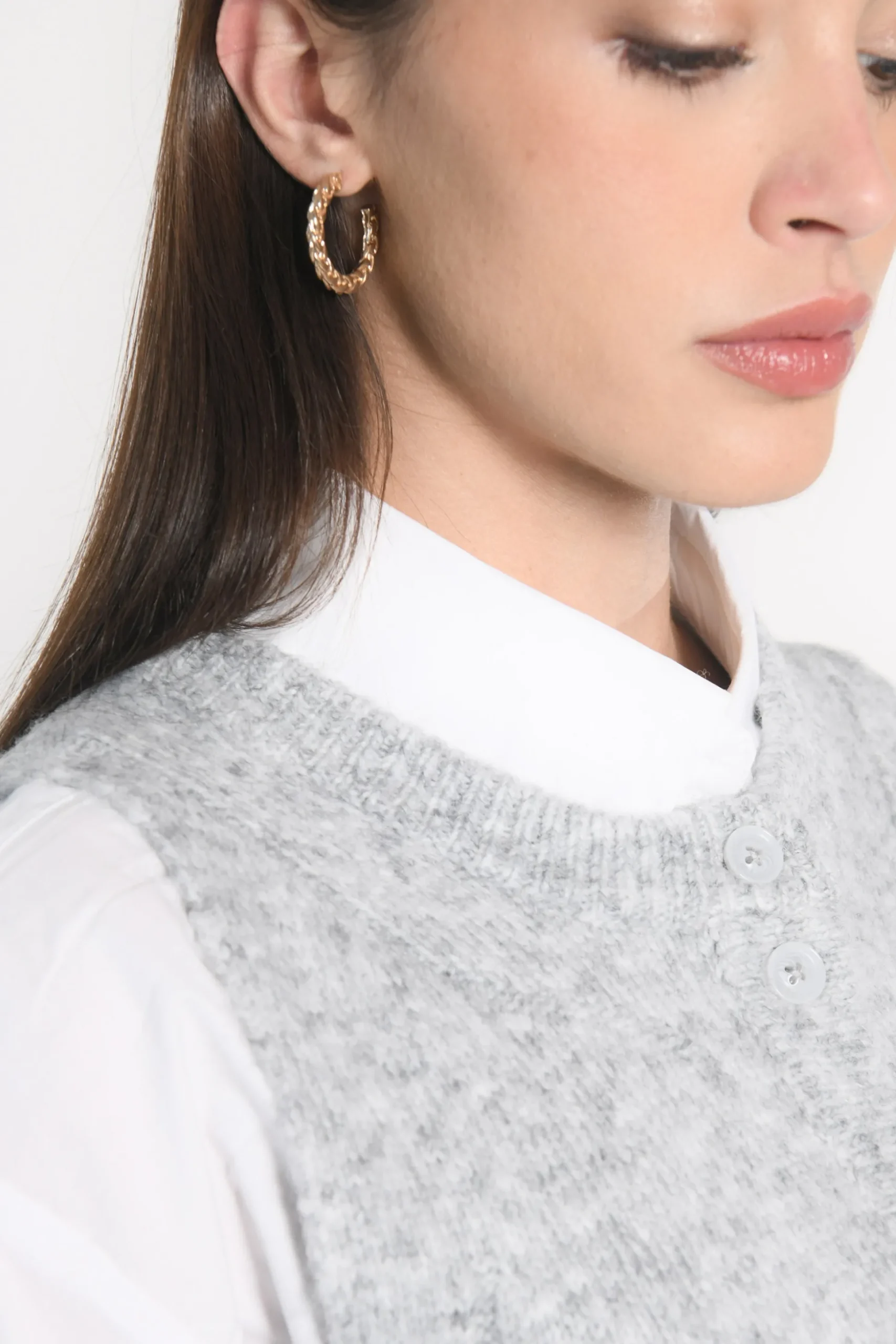 GILET JOANA GRIS CHINÉ^KOOKAÏ Best