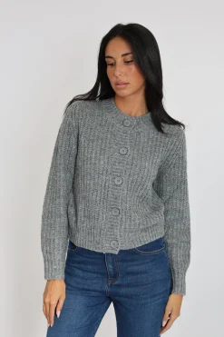 GILET LANA GRIS CHINÉ^KOOKAÏ Fashion