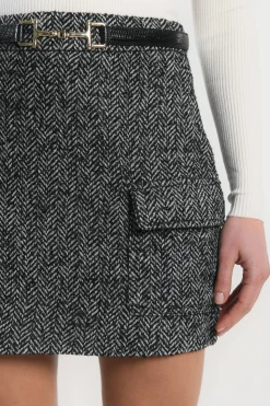 JUPE - NINO - NOIR/BLANC^KOOKAÏ Discount