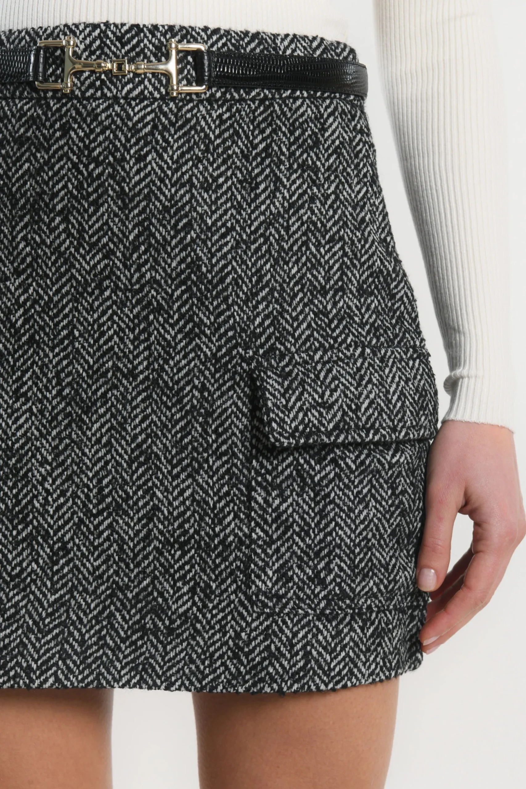 JUPE - NINO - NOIR/BLANC^KOOKAÏ Discount