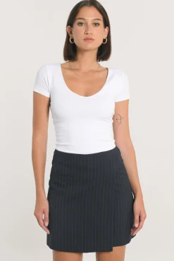 JUPE COURTE RAYURE TENNIS AUDREY^KOOKAÏ Shop