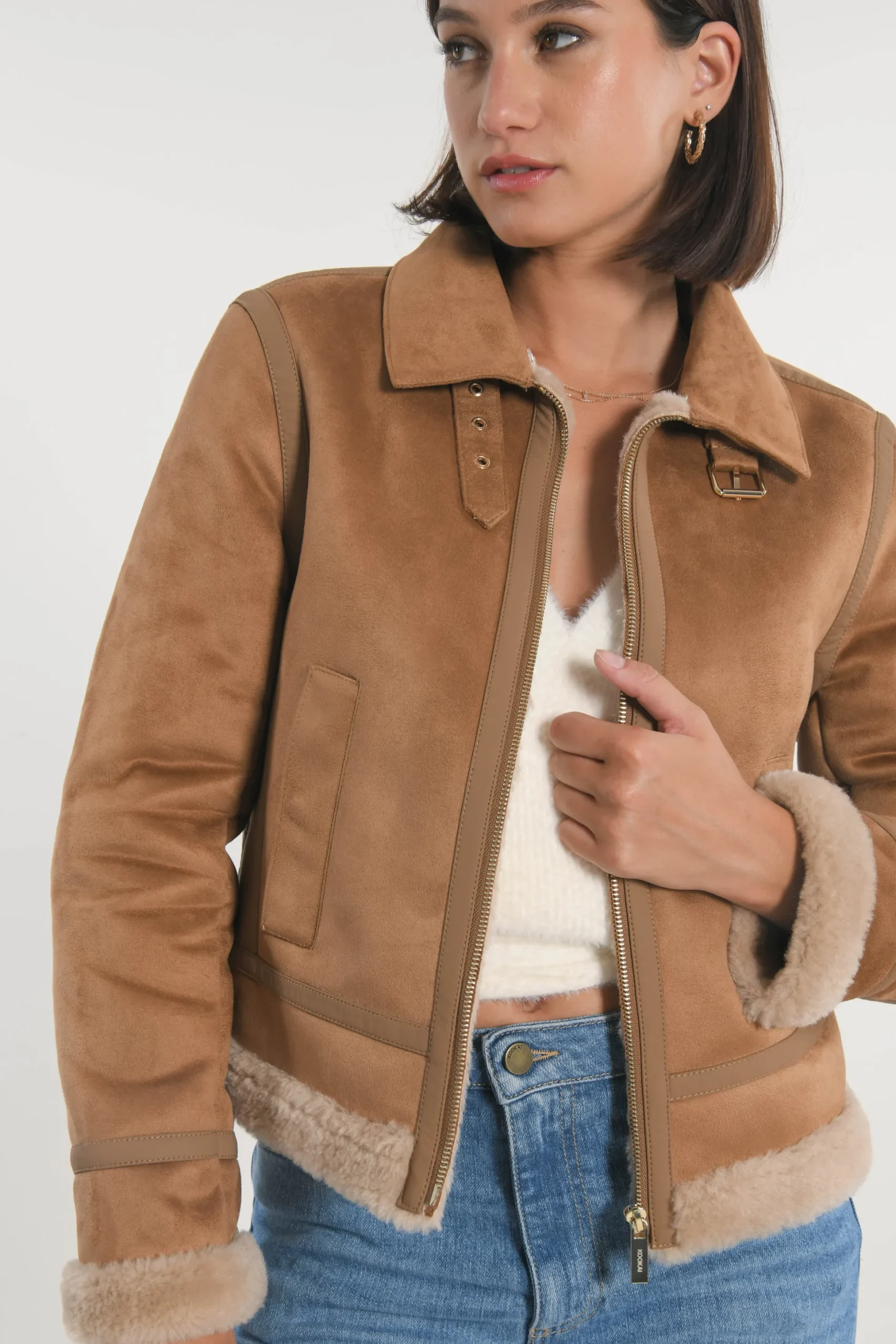 MANTEAU BLOUSON - VANESSA -^KOOKAÏ Sale
