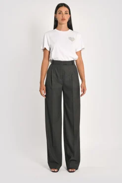 PANTALON LARGE SHEILA GRIS FONCÉ^KOOKAÏ Best Sale