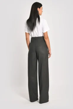 PANTALON LARGE SHEILA GRIS FONCÉ^KOOKAÏ Best Sale