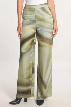 PANTALON NIKITA IMPRIMÉ 70s MULTI KAKI^KOOKAÏ Sale