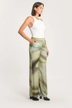 PANTALON NIKITA IMPRIMÉ 70s MULTI KAKI^KOOKAÏ Sale
