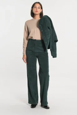 PANTALON VELOURS FLARE SUZANNE^KOOKAÏ Shop