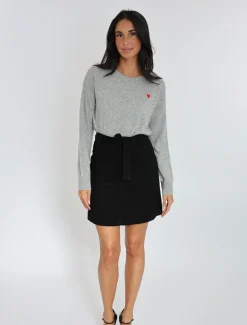 PULL COEUR ANITA GRIS CHINÉ^KOOKAÏ Cheap