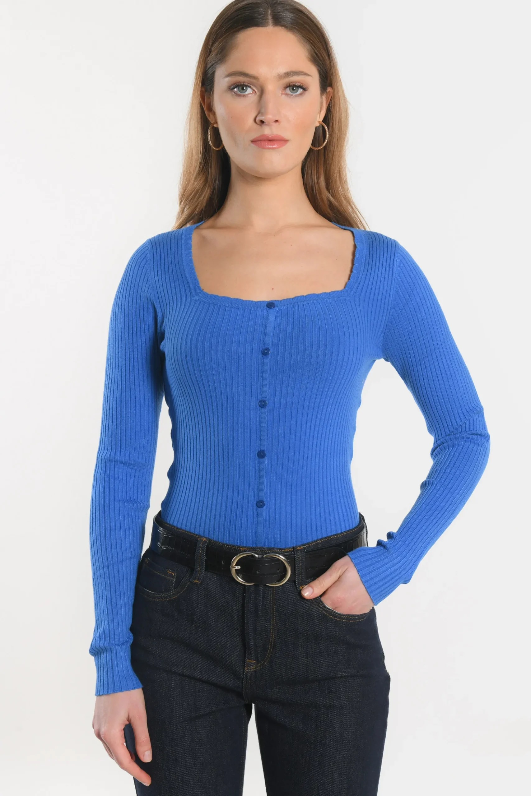 PULL COL CARRE - ELISABETH -^KOOKAÏ Store