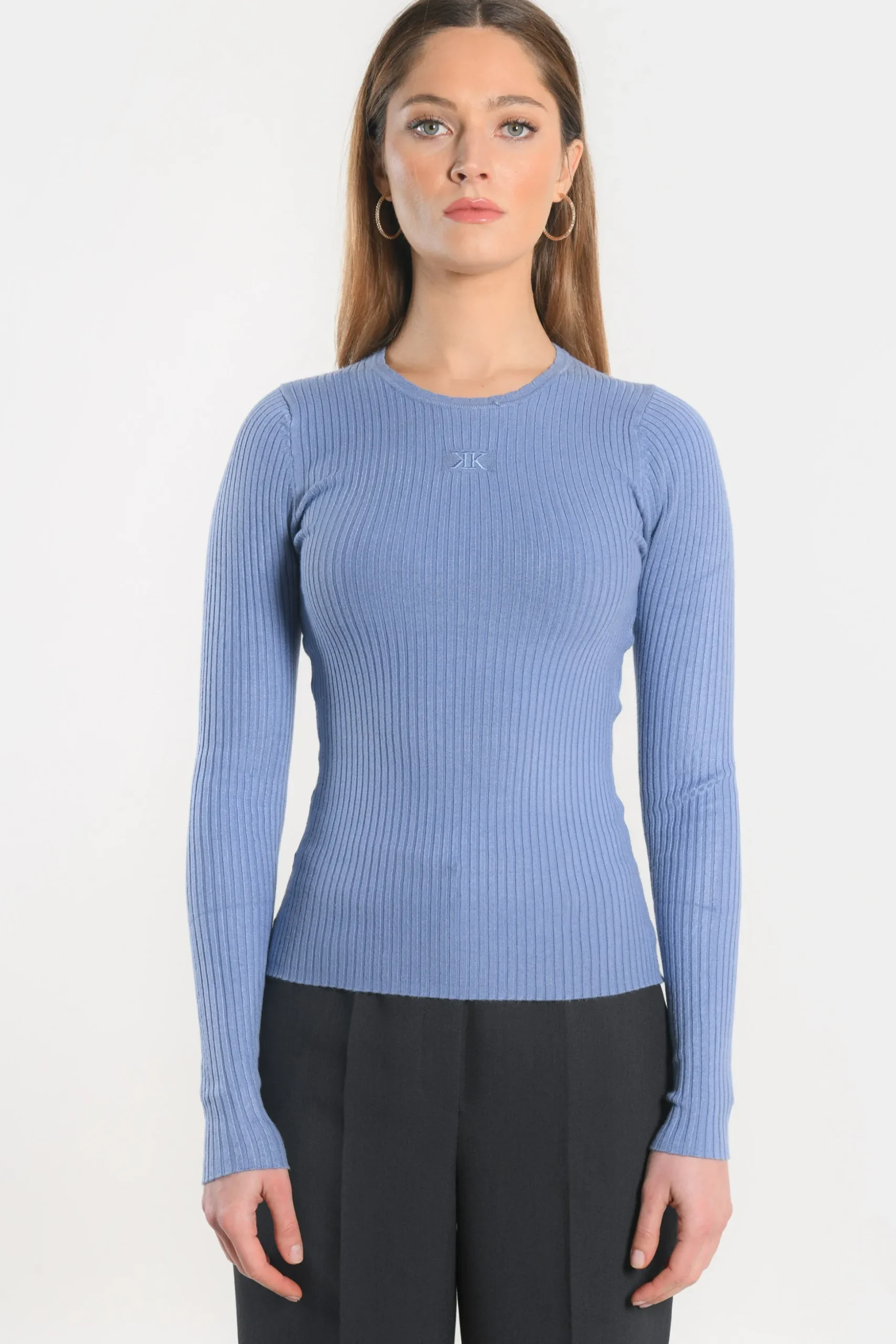 PULL COL ROND - ELISA - MANOR BLUE^KOOKAÏ Fashion