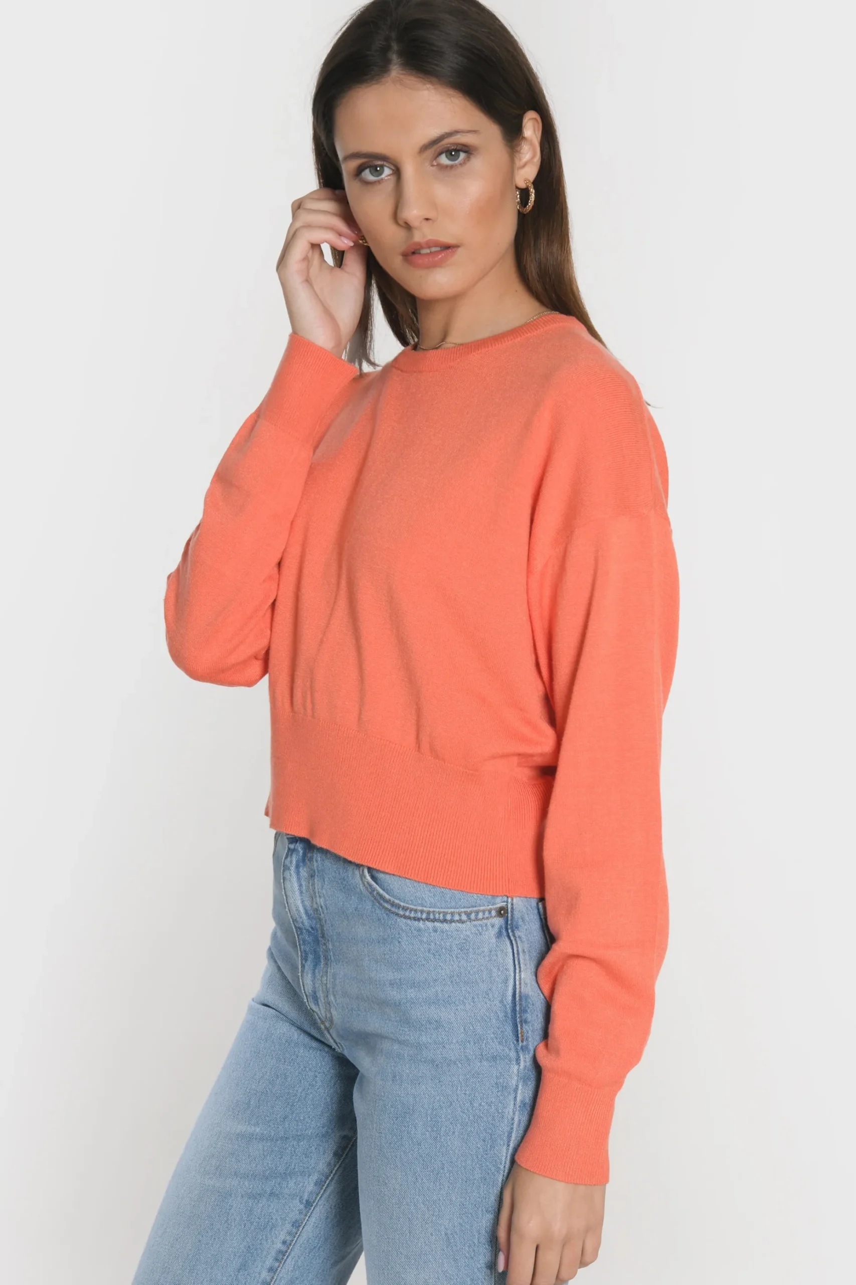 PULL COL ROND NOLWENN CORAIL^KOOKAÏ Hot
