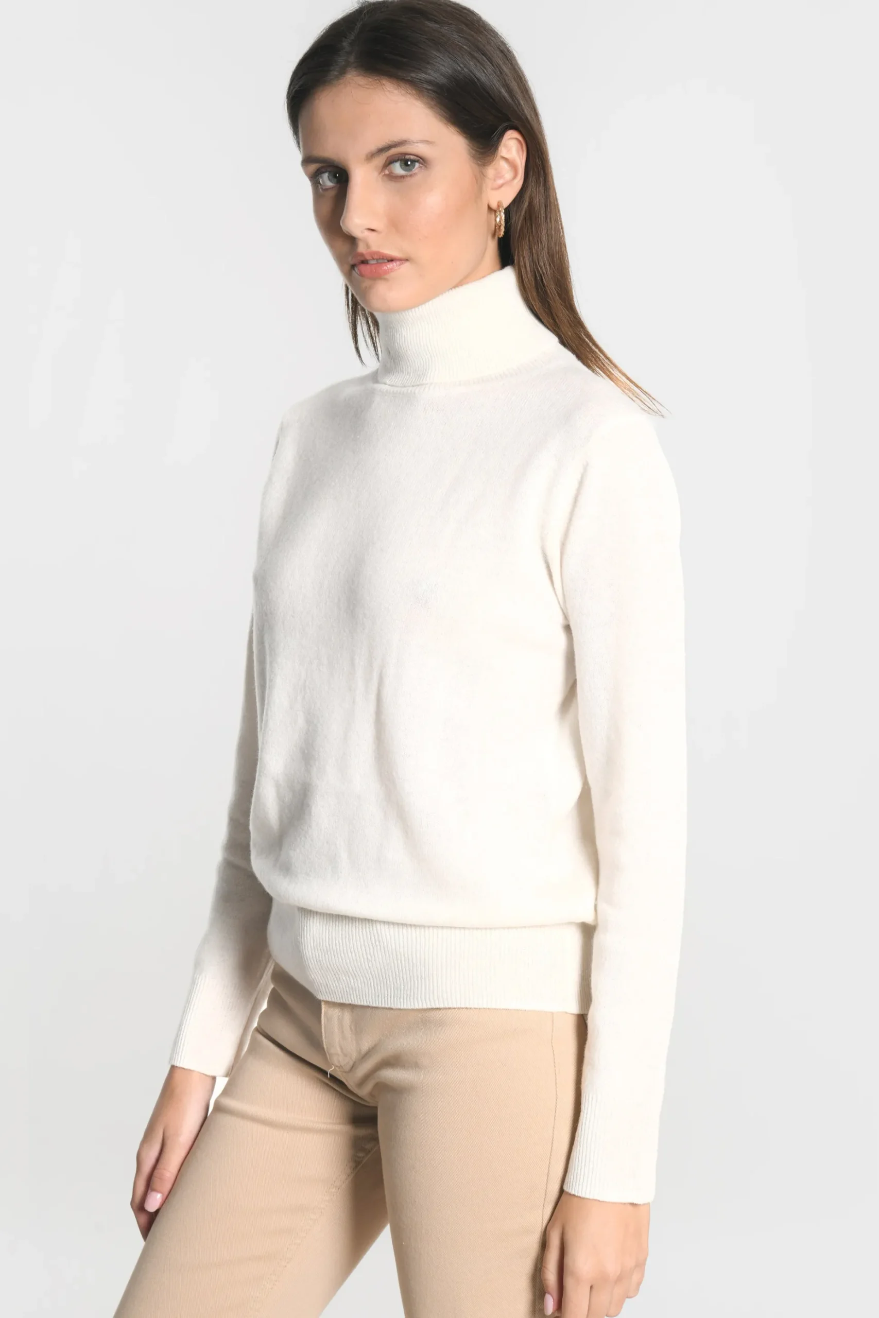 PULL COL ROULÉ ANITA ÉCRU^KOOKAÏ Cheap