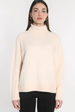 PULL COL ROULÉ JOANA BEIGE CHINÉ^KOOKAÏ Best Sale