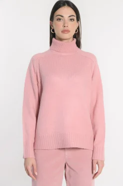 PULL COL ROULÉ JOANA BOIS DE ROSE^KOOKAÏ Best Sale