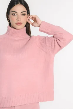 PULL COL ROULÉ JOANA BOIS DE ROSE^KOOKAÏ Best Sale