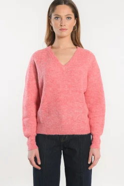 PULL COL V - DANNA - RAPTUR ROSE^KOOKAÏ Outlet