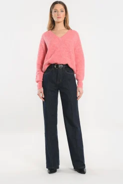 PULL COL V - DANNA - RAPTUR ROSE^KOOKAÏ Outlet