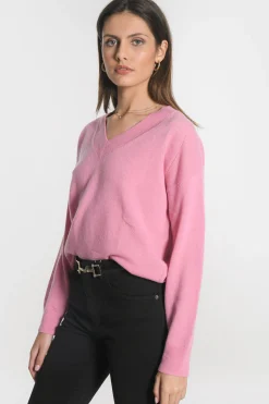 PULL COL V ANITA BOIS DE ROSE^KOOKAÏ Fashion