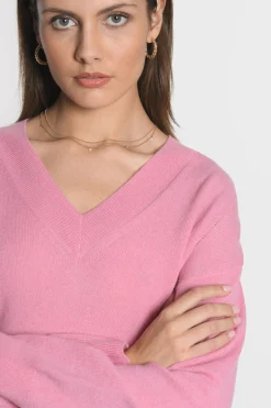 PULL COL V ANITA BOIS DE ROSE^KOOKAÏ Fashion