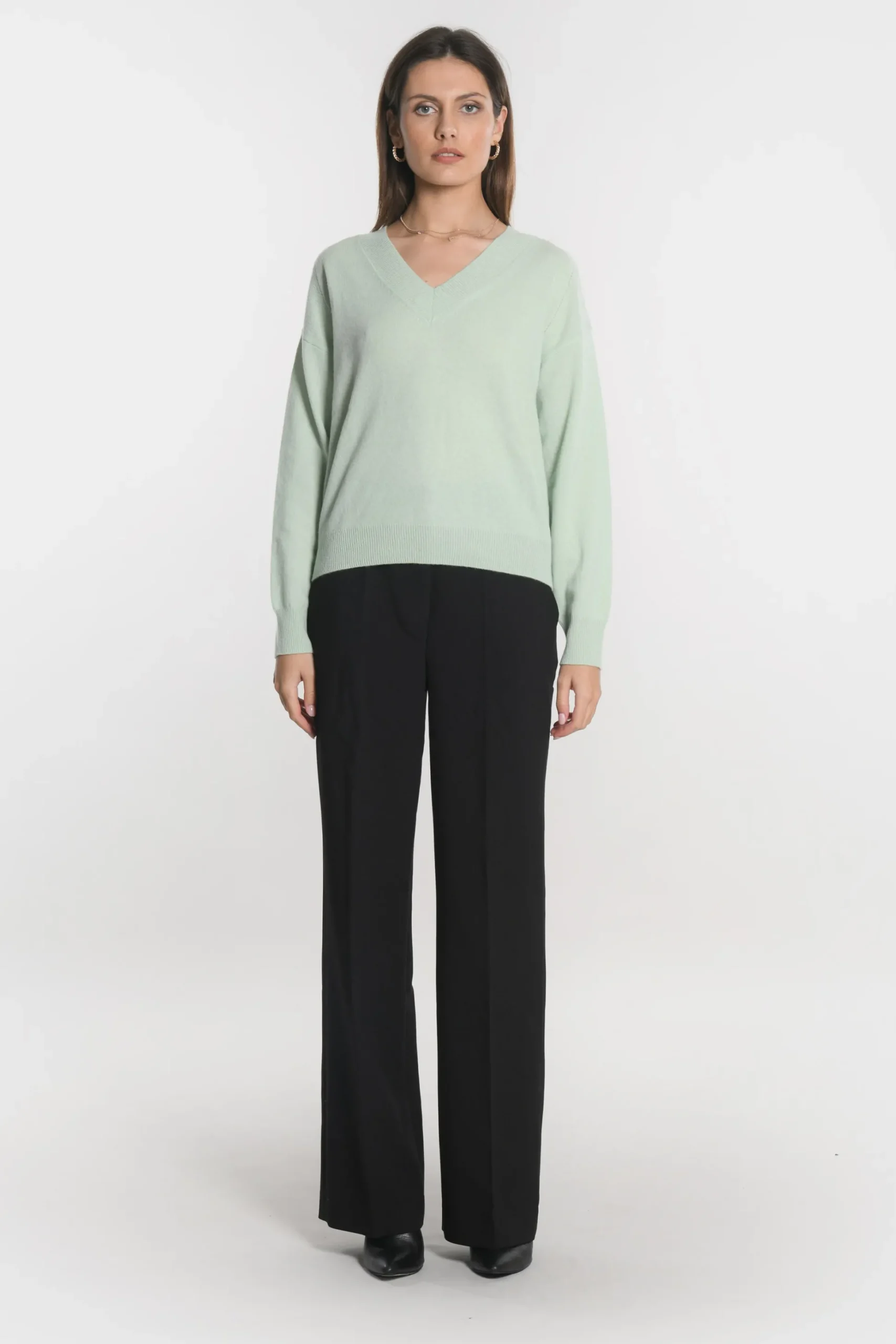 PULL COL V ANITA VERT AMANDE^KOOKAÏ Discount