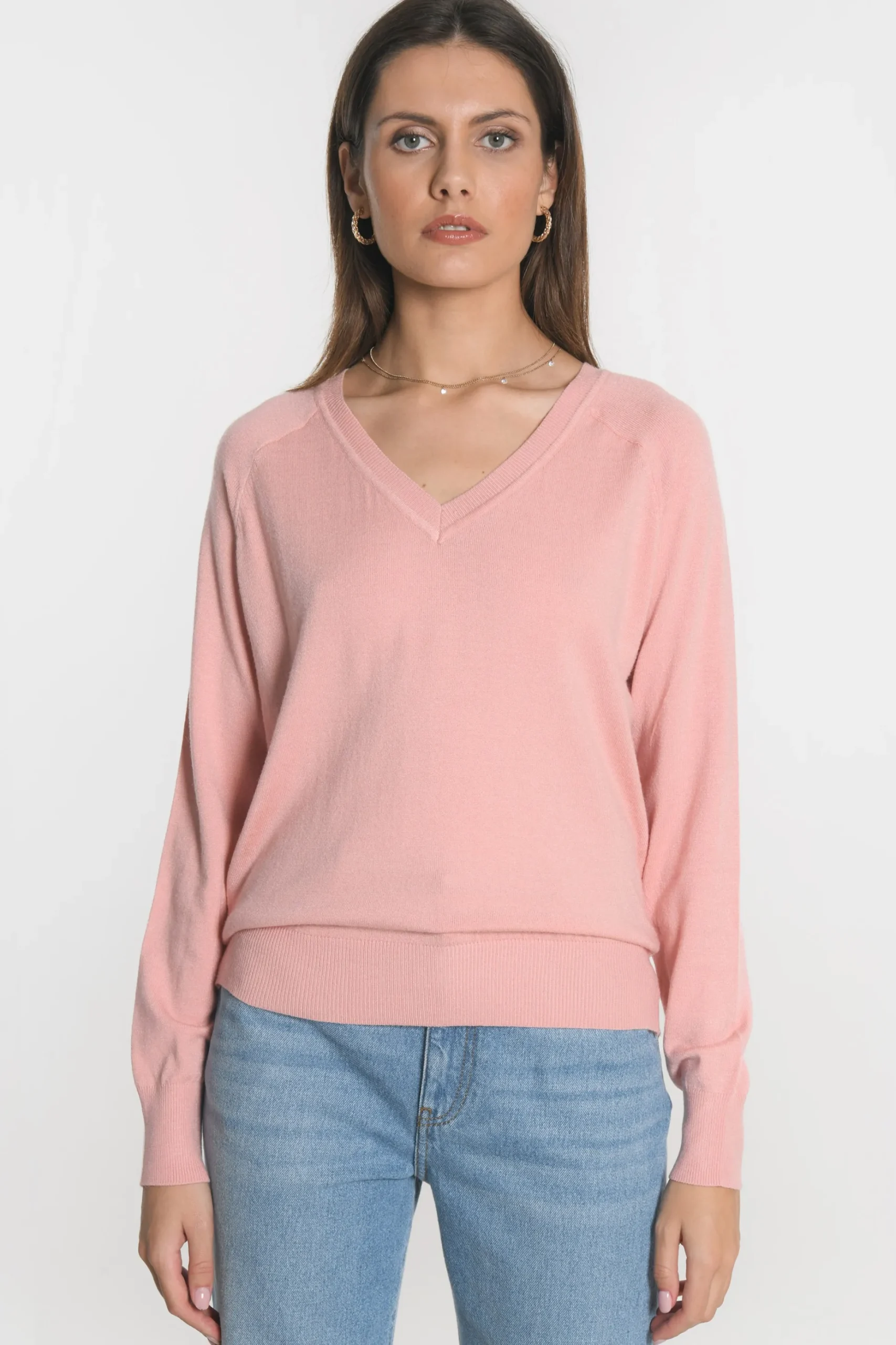 PULL COL V NOLWENN MELLOW ROSE^KOOKAÏ Fashion
