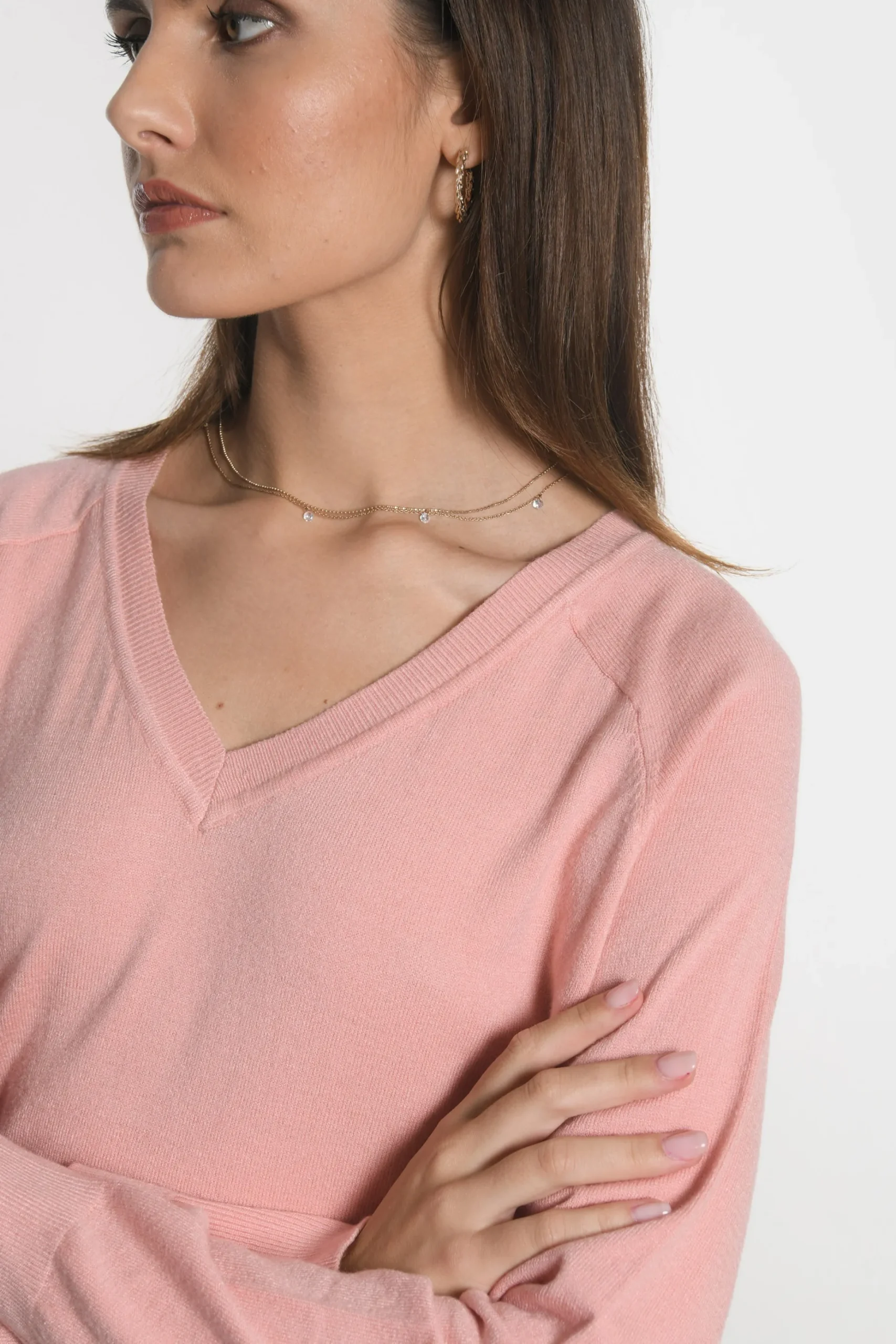 PULL COL V NOLWENN MELLOW ROSE^KOOKAÏ Fashion