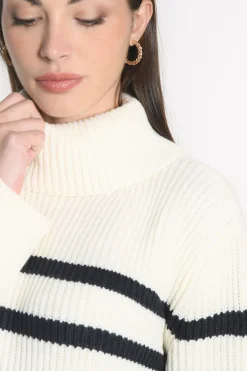 PULL MARIN SIW ÉCRU/MARINE^KOOKAÏ Flash Sale
