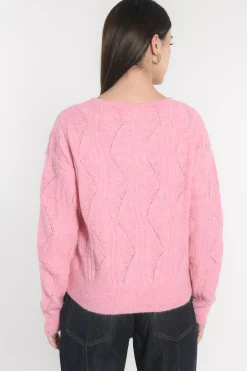 PULL MONICA ROSE POUDRÉ CHINÉ^KOOKAÏ Fashion