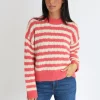 PULL RAYÉ CENDY ROSE/ÉCRU^KOOKAÏ Cheap