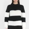 PULL RAYÉ COLETTE NOIR/ÉCRU^KOOKAÏ Best