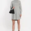 ROBE COL ROULÉ MANDY GRIS CHINÉ^KOOKAÏ Cheap