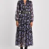 ROBE LONGUE FLEURS MADISON MULTI VIOLET^KOOKAÏ New