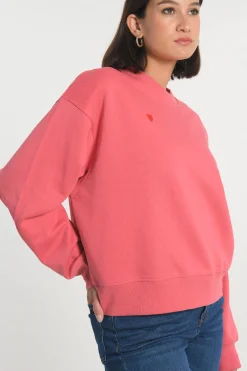 SWEATSHIRT COEUR - SUZY - RAPTURE ROSE^KOOKAÏ Cheap