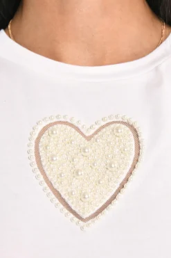 T-SHIRT CŒR PERLÉ NINA^KOOKAÏ Best Sale