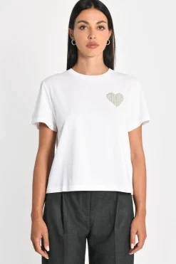 T-SHIRT CŒR STRASS LUNA^KOOKAÏ Online