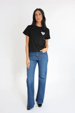 T-SHIRT CŒR STRASS LUNA^KOOKAÏ New