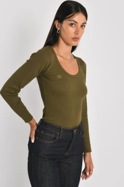 T-SHIRT FINES COTES COL DANSEUSE MERRY^KOOKAÏ Clearance