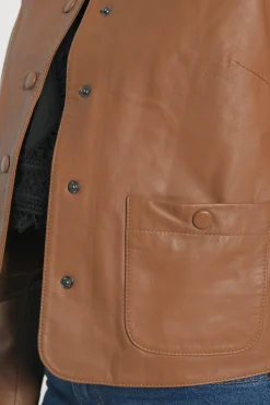 VESTE CUIR - OLIVIA -^KOOKAÏ Clearance